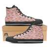 Fox Cute Print Pattern Black High Top Shoes-grizzshop