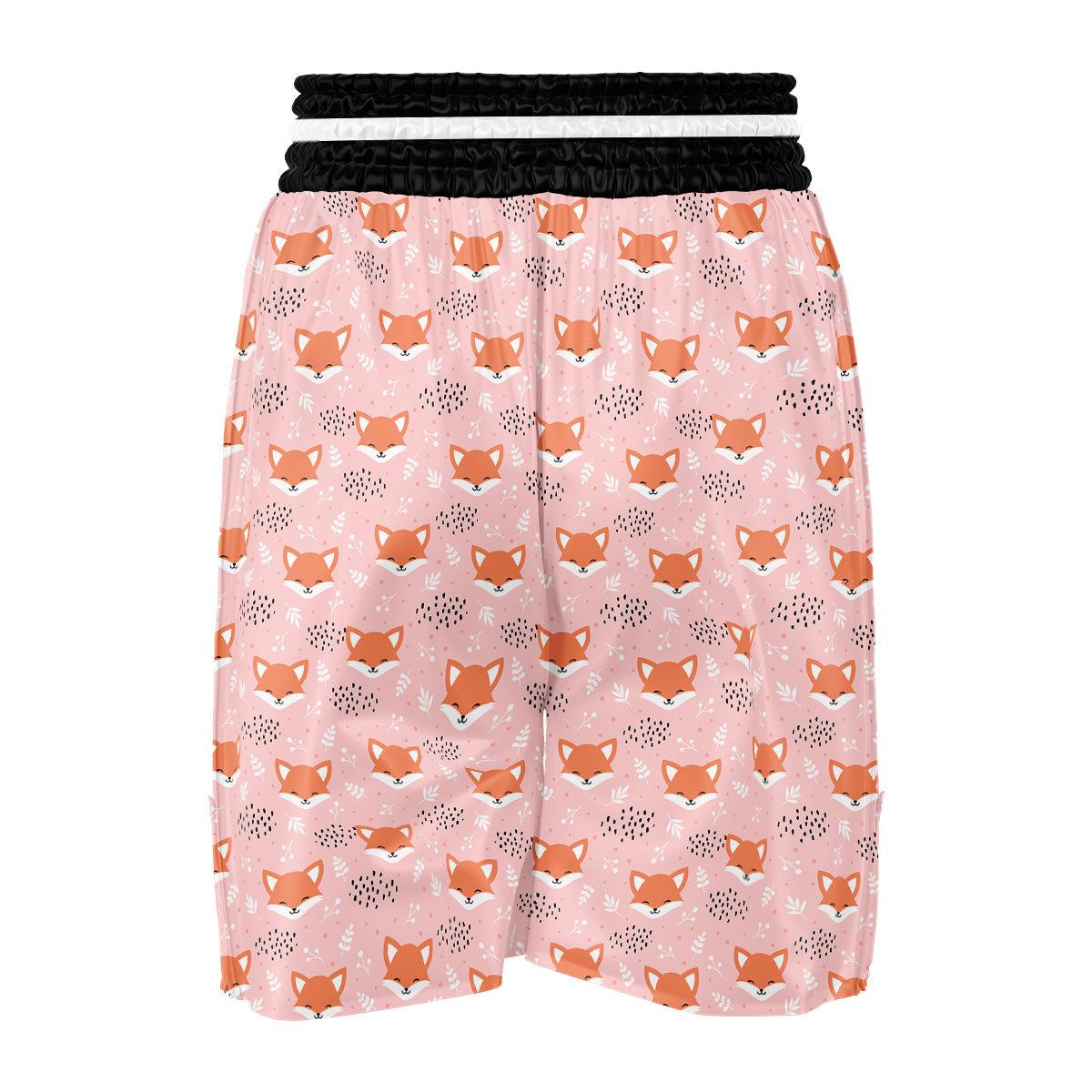 Fox Cute Print Pattern Boxing Shorts-grizzshop