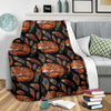 Fox Feather Pattern Print Blanket-grizzshop