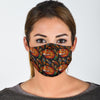 Fox Feather Pattern Print Face Mask-grizzshop