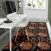 Fox Feather Pattern Print Floor Mat-grizzshop