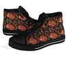 Fox Feather Pattern Print Men Women's High Top Shoes-grizzshop