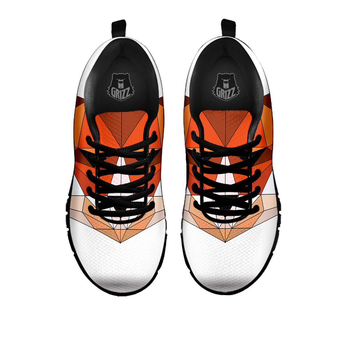 Fox Geometric Print Black Sneaker-grizzshop