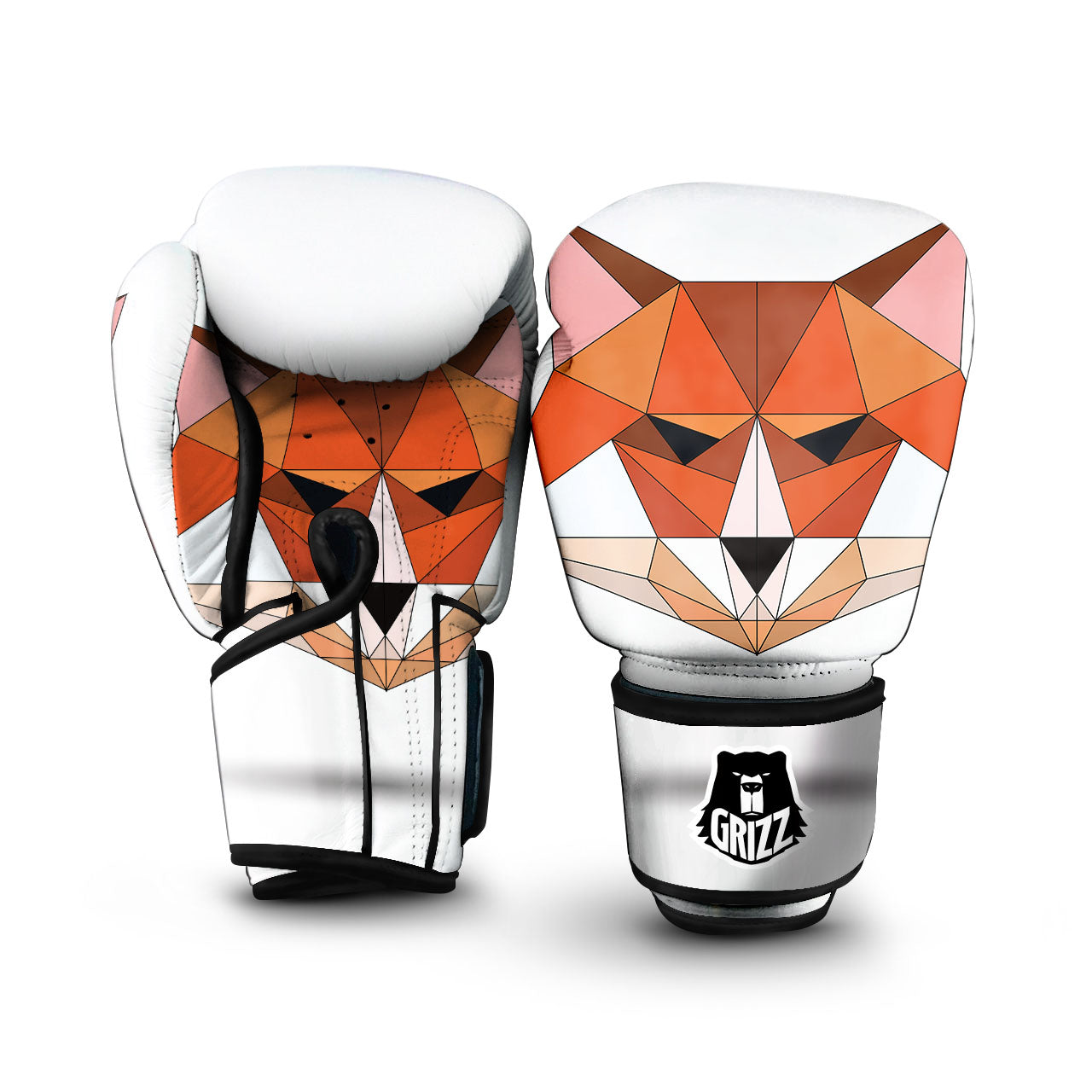 Fox Geometric Print Boxing Gloves-grizzshop