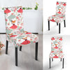 Fox Girl Flower Pattern Print Chair Cover-grizzshop