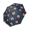 Fox Pattern Print Foldable Umbrella-grizzshop