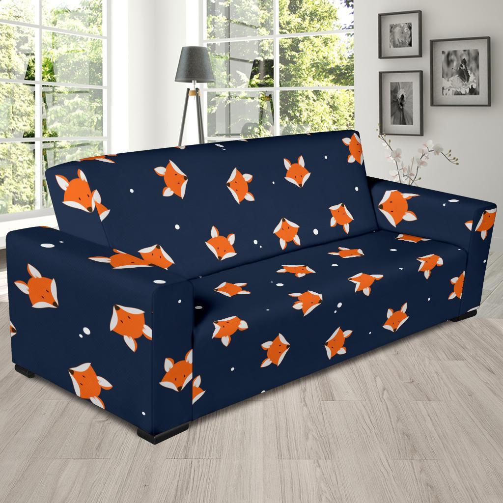 Fox Pattern Print Sofa Covers-grizzshop