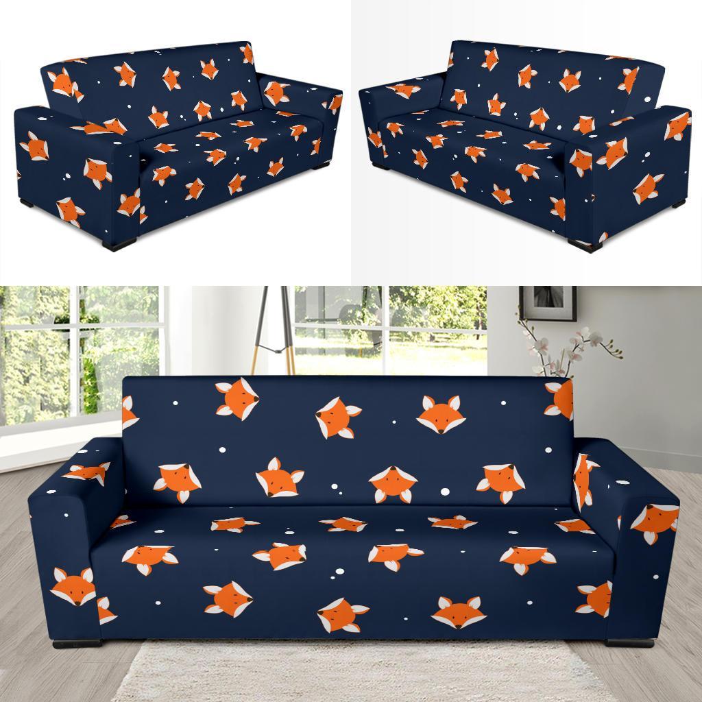 Fox Pattern Print Sofa Covers-grizzshop