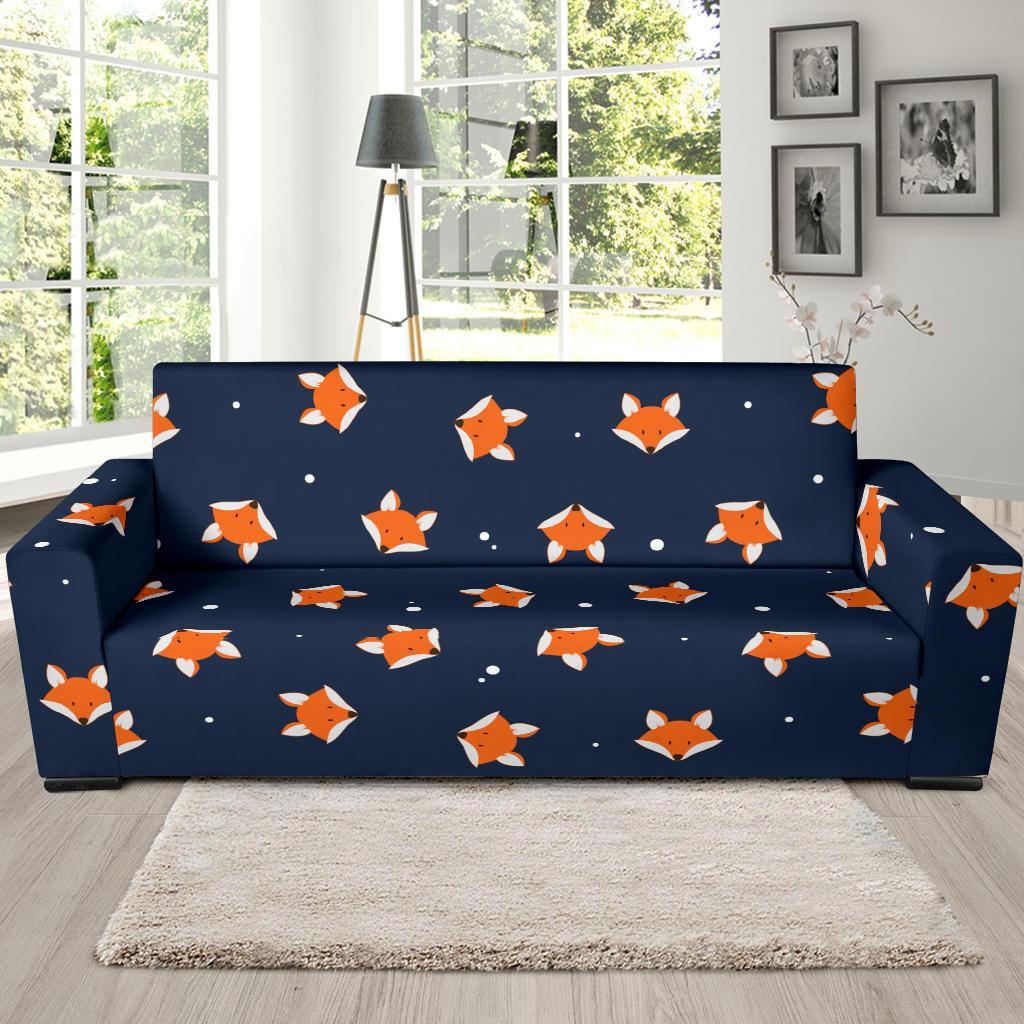 Fox Pattern Print Sofa Covers-grizzshop