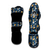 Fox Space Print Pattern Muay Thai Shin Guards-grizzshop