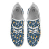 Fox Space Print Pattern White Athletic Shoes-grizzshop