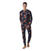 Fox Winter Print Pattern Men's Pajamas-grizzshop