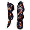 Fox Winter Print Pattern Muay Thai Shin Guards-grizzshop