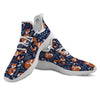 Fox Winter Print Pattern White Athletic Shoes-grizzshop