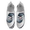 Fractal Infinite Print White Athletic Shoes-grizzshop