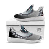 Fractal Infinite Print White Athletic Shoes-grizzshop