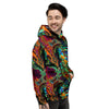 Fractal Psychedelic Print Pattern Men's Hoodie-grizzshop