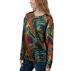 Fractal Psychedelic Print Pattern Women's Sweatshirt-grizzshop