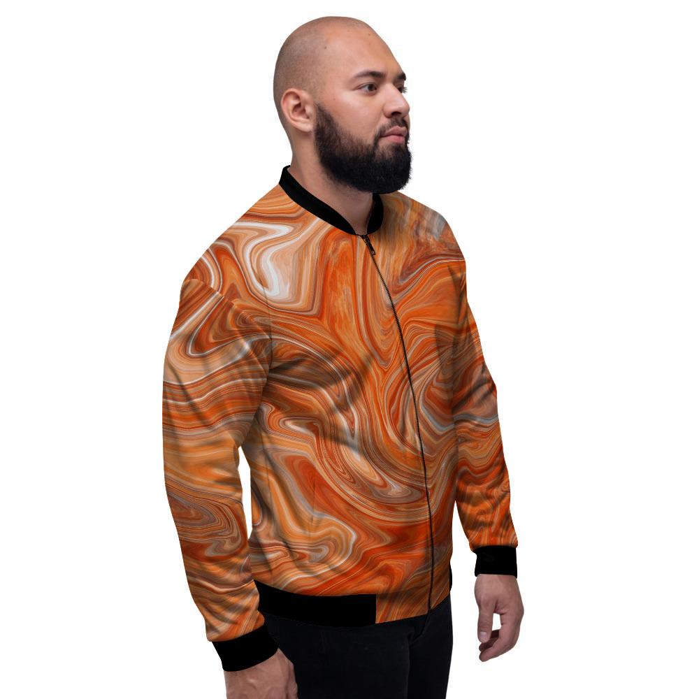 Fractal Psychedelic Trippy Print Men's Bomber Jacket-grizzshop