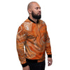 Fractal Psychedelic Trippy Print Men's Bomber Jacket-grizzshop