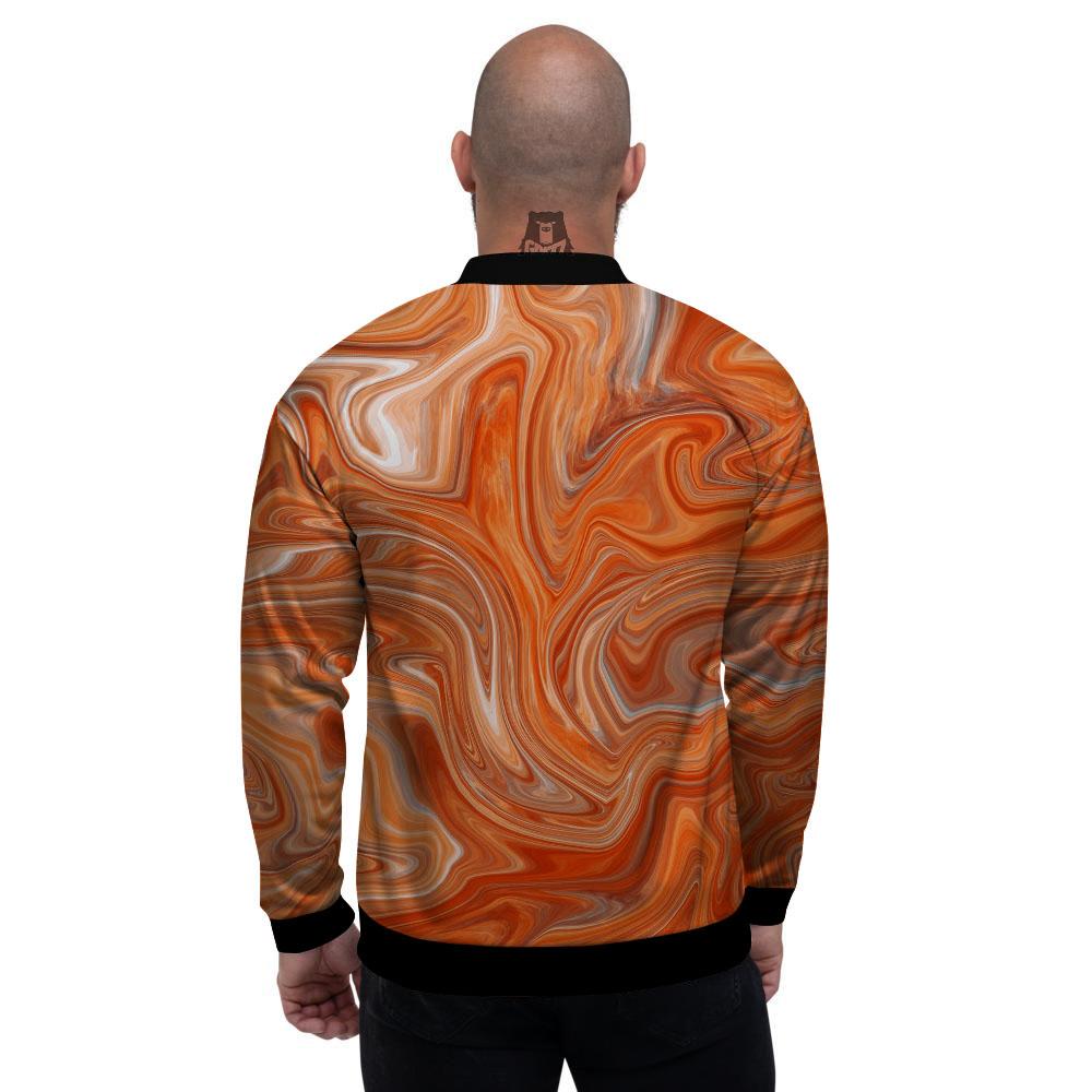 Fractal Psychedelic Trippy Print Men's Bomber Jacket-grizzshop