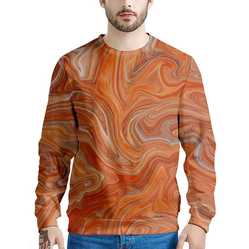 Fractal Psychedelic Trippy Print Men's Sweatshirt-grizzshop