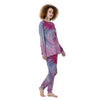 Fractal Spiral Print Women's Pajamas-grizzshop