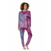 Fractal Spiral Print Women's Pajamas-grizzshop