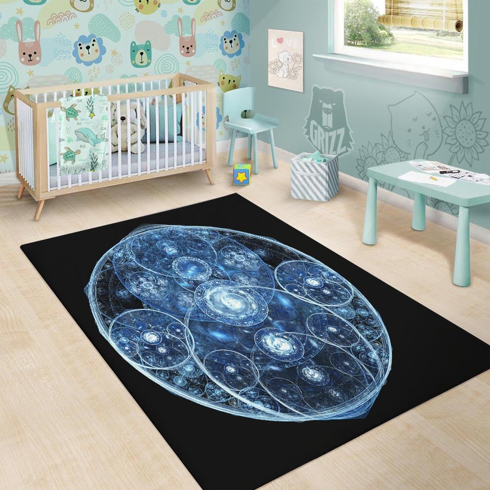 Fractal Steampunk Print Floor Mat-grizzshop