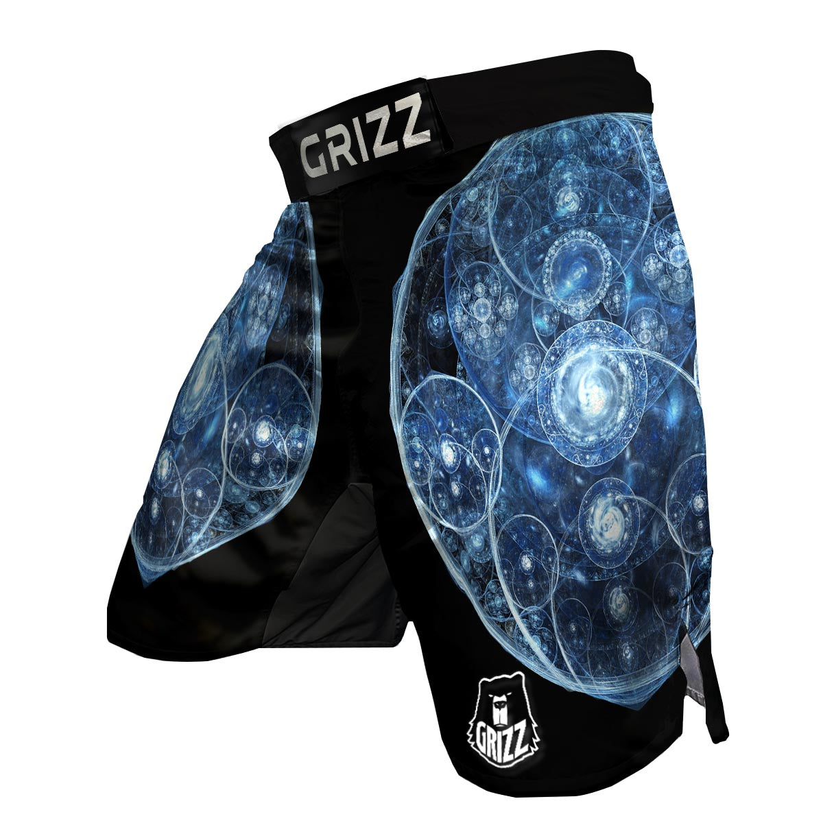 Fractal Steampunk Print MMA Shorts-grizzshop