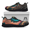 Fractal Trippy Print Black Sneaker-grizzshop