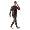 Fractal Trippy Print Men's Pajamas-grizzshop