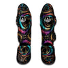 Fractal Trippy Print Muay Thai Shin Guards-grizzshop