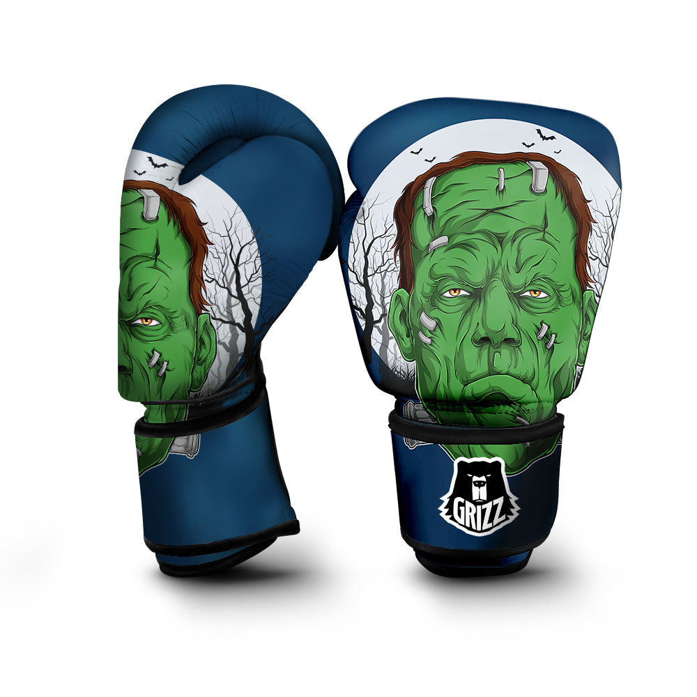 Frankenstein Face Halloween Character Print Boxing Gloves-grizzshop