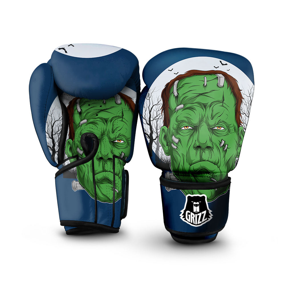 Frankenstein Face Halloween Character Print Boxing Gloves-grizzshop
