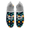 Frankenstein Face Halloween Print Pattern White Athletic Shoes-grizzshop