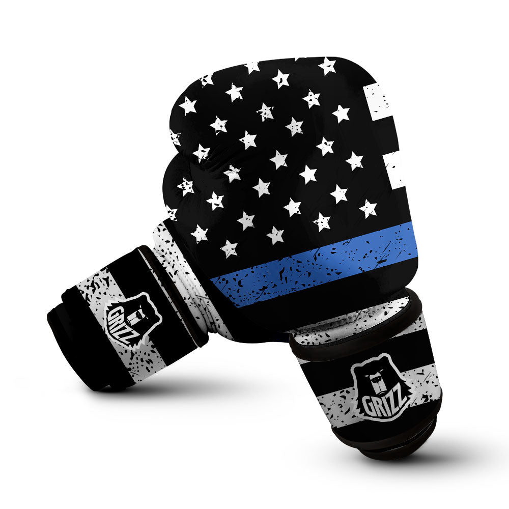 Freedom Life American Flag Print Boxing Gloves-grizzshop