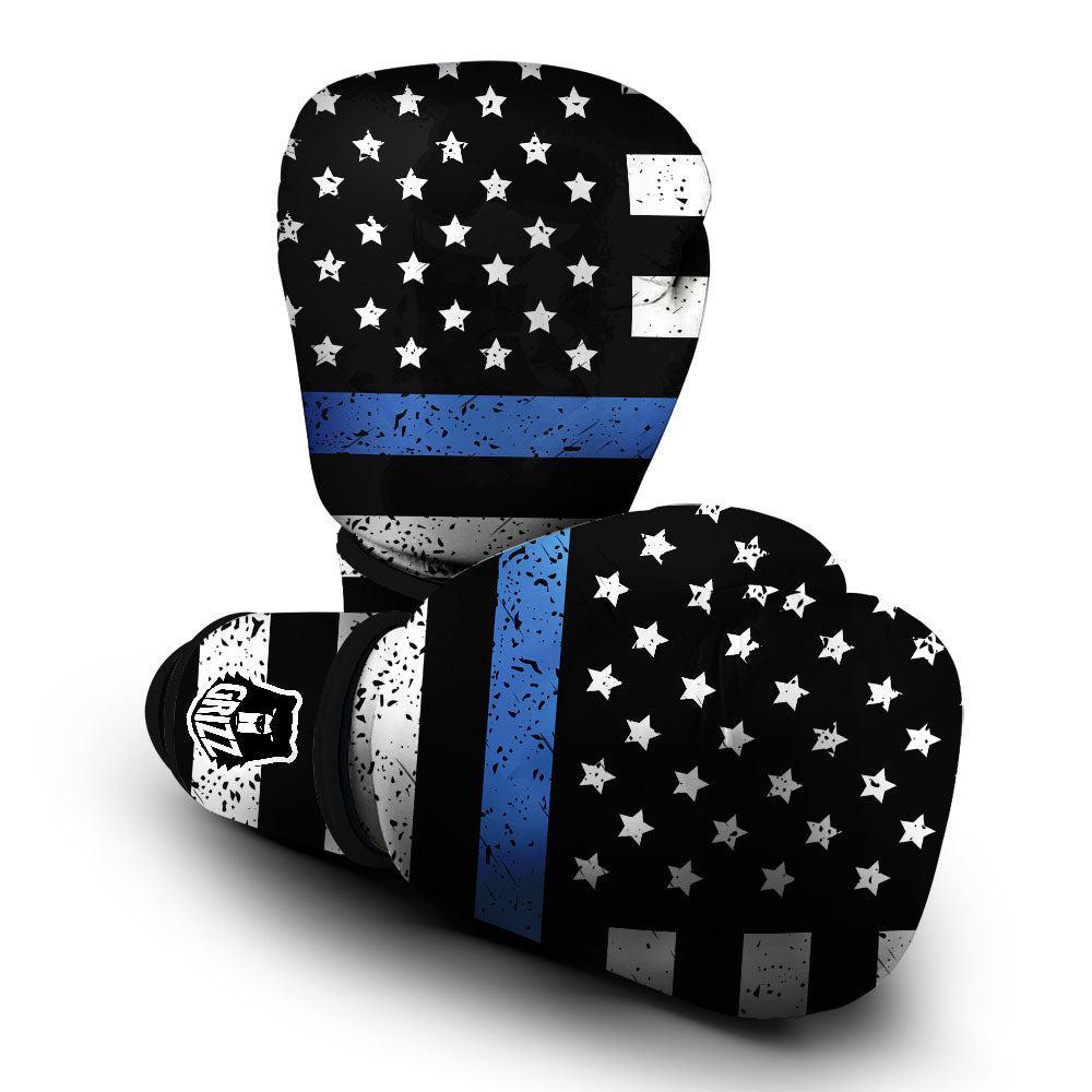 Freedom Life American Flag Print Boxing Gloves-grizzshop