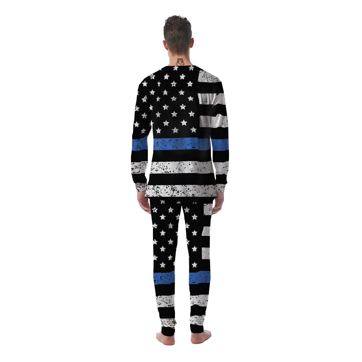 Freedom Life American Flag Print Men's Pajamas-grizzshop