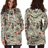 Freemason Satanic Gothic Witch Hoodie Dress-grizzshop