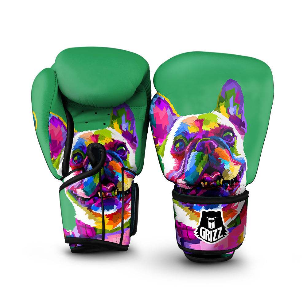 French Bulldog Coloful Print Boxing Gloves-grizzshop