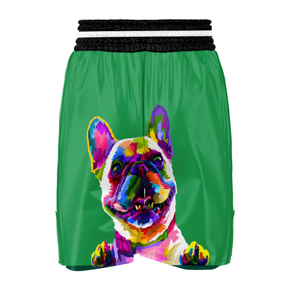 French Bulldog Coloful Print Boxing Shorts-grizzshop