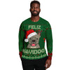 French Bulldog Feliz Navidog Ugly Christmas Sweater-grizzshop