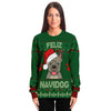 French Bulldog Feliz Navidog Ugly Christmas Sweater-grizzshop