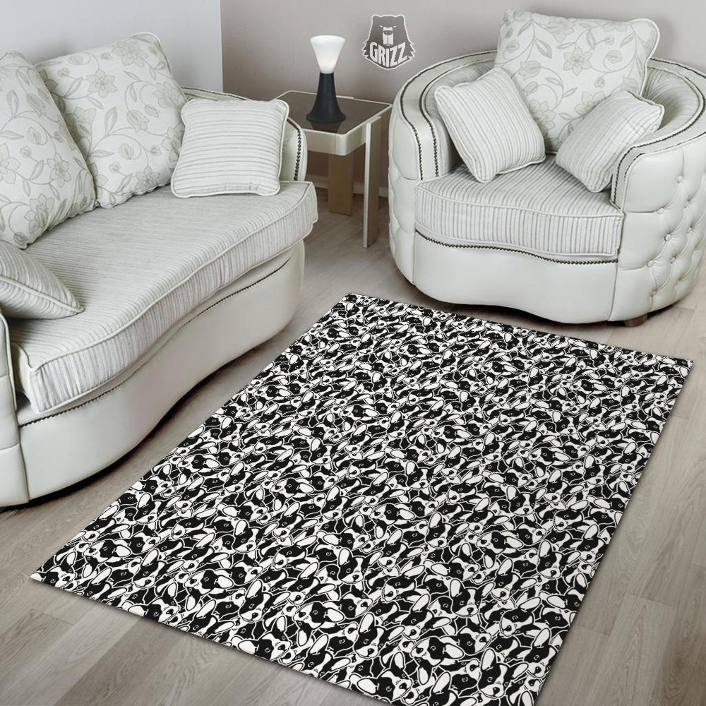 French Bulldog Puppy Cute Print Pattern Floor Mat-grizzshop