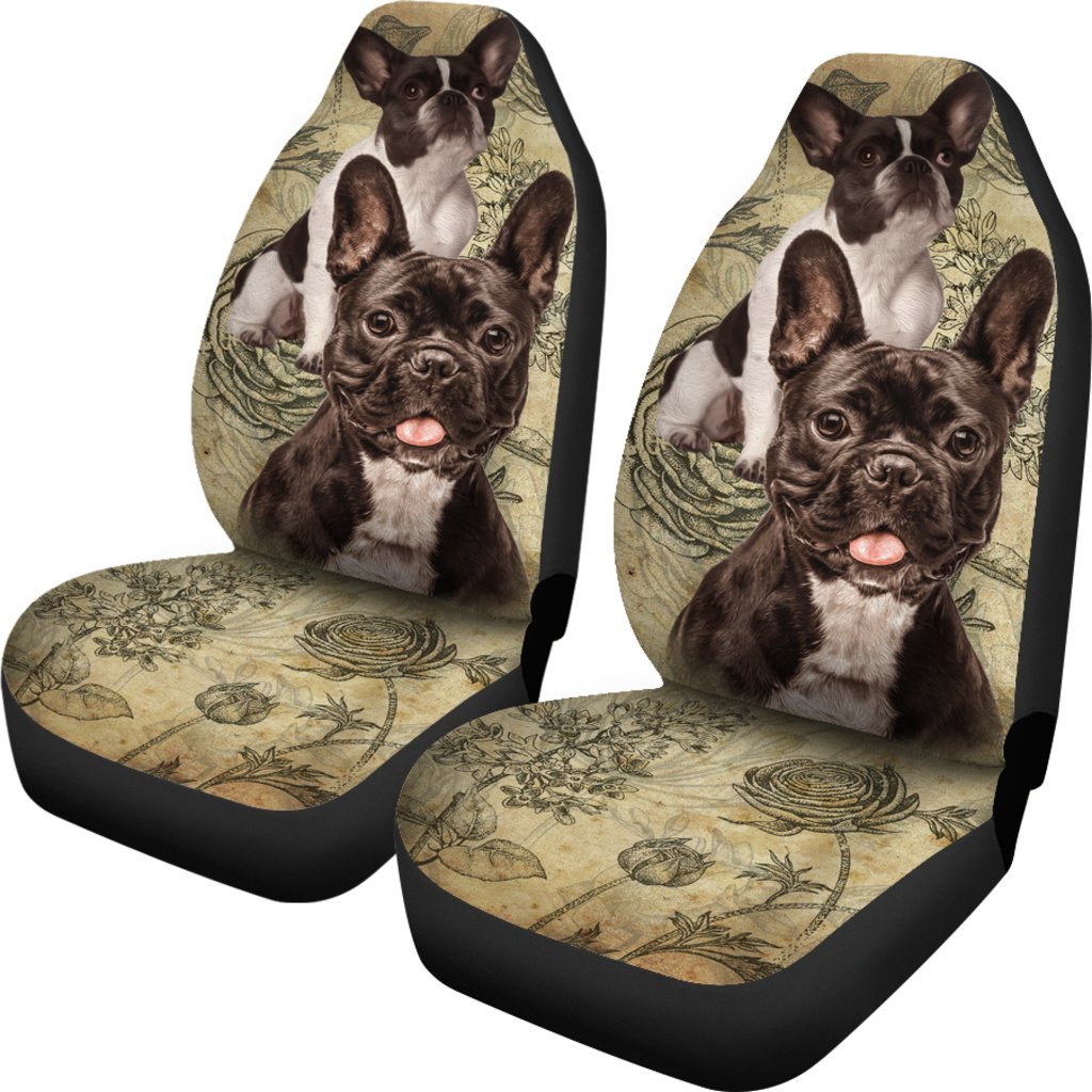 French Bulldog Universal Fit Car Seat Covers-grizzshop