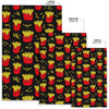 French Fries Cartoon Print Pattern Floor Mat-grizzshop