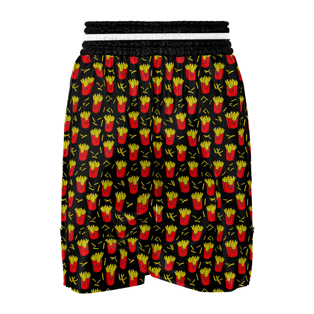 French Fries Cute Print Pattern Boxing Shorts-grizzshop