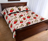 French Fries Pattern Print Bed Set Quilt-grizzshop