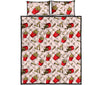 French Fries Pattern Print Bed Set Quilt-grizzshop